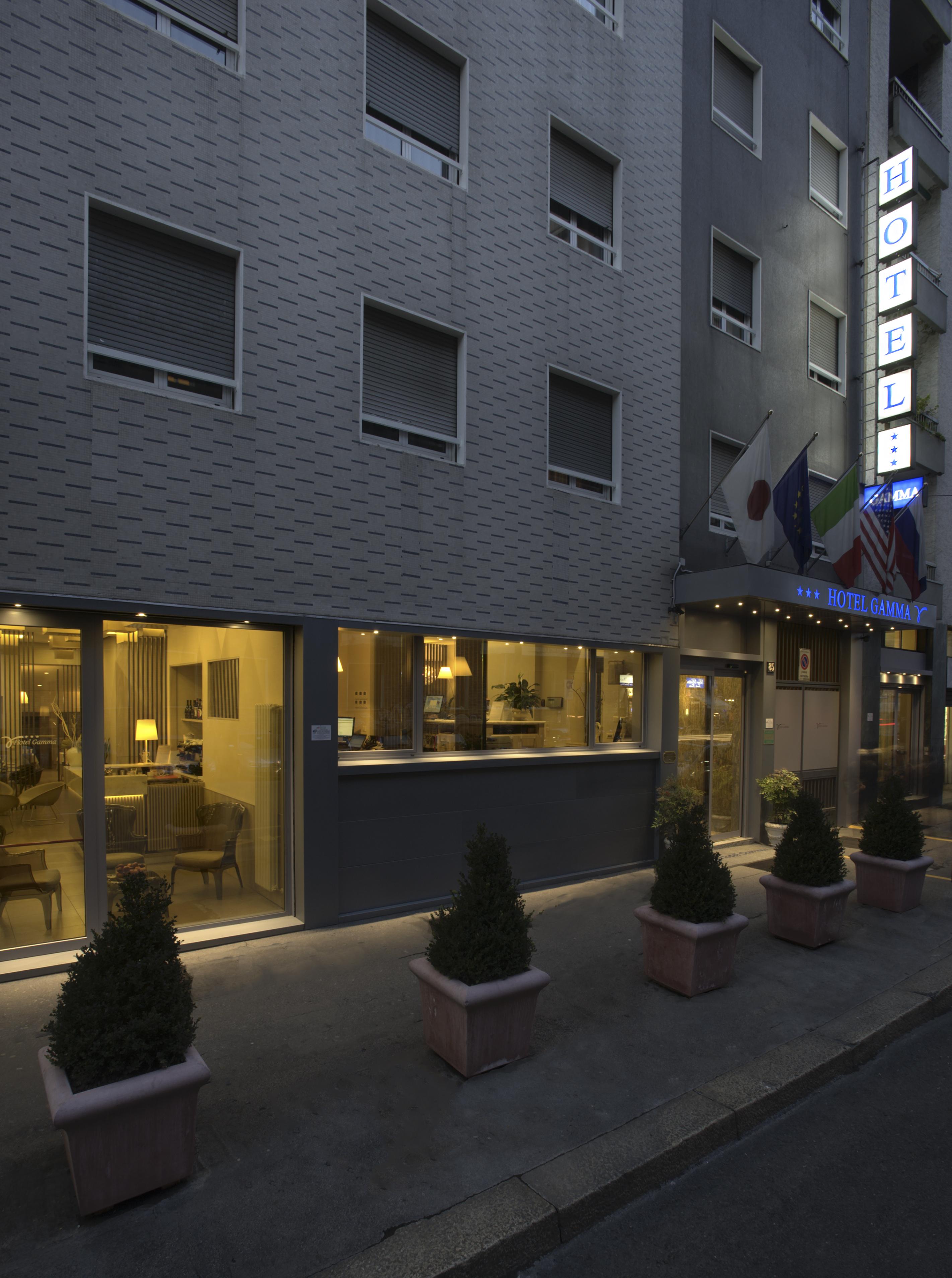 Hotel Gamma Milano Esterno foto